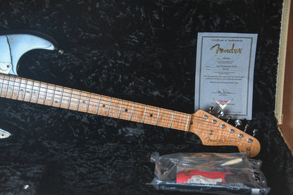 2004 Fender Custom Shop '56 Stratocaster Black NOS with 4A Flame Neck OHSC