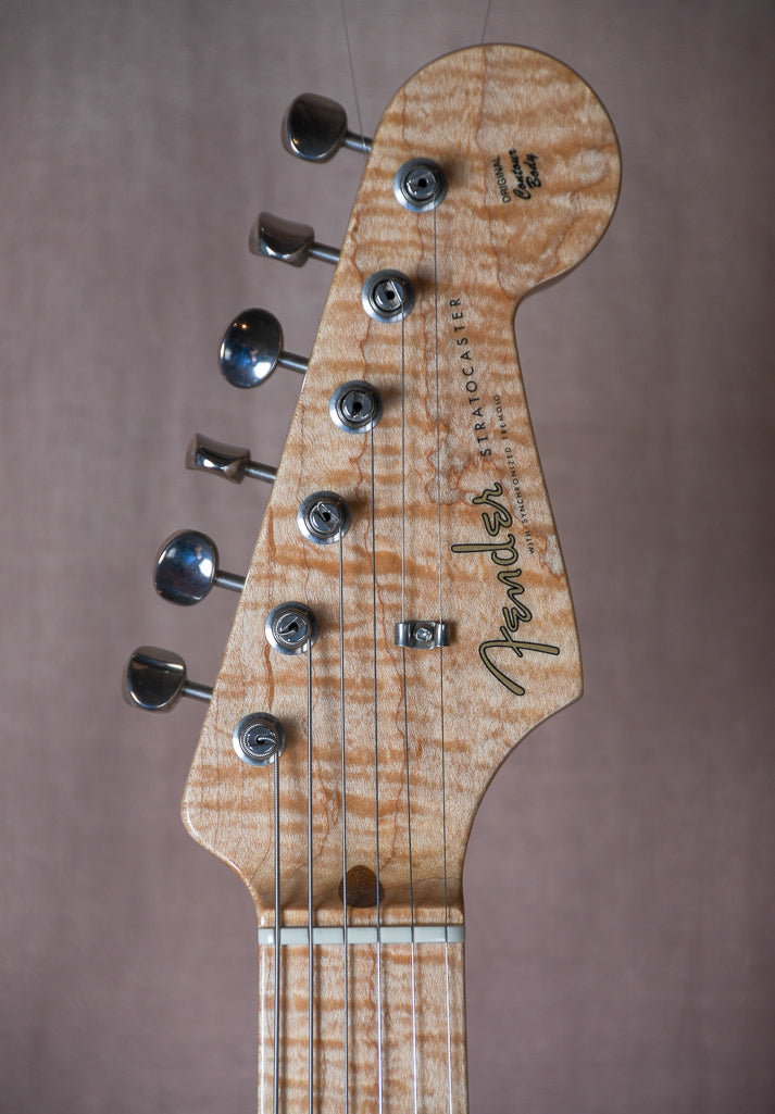 2004 Fender Custom Shop '56 Stratocaster Black NOS with 4A Flame Neck OHSC