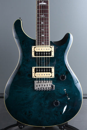 2020 PRS SE Custom 24 Poplar Burl Whale Blue