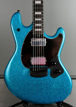 2020 Ernie Ball Music Man BFR Brilliant Blue Sparkle Stingray