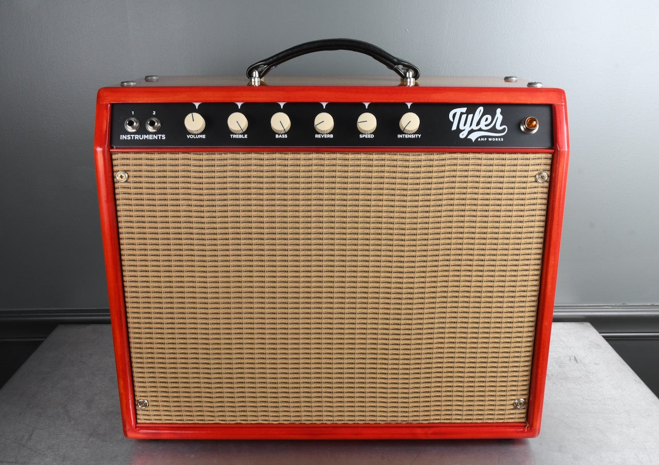 2020 Tyler Amp Works JT-22 1x12 Combo Custom Cherry Sunburst Wood Cabinet