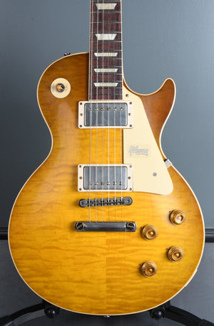 2019 Gibson 60th Anniversary Les Paul 1959 R9 Reissue Green Lemon Fade OHSC