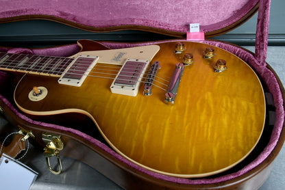 2019 Gibson 60th Anniversary Les Paul 1959 R9 Reissue Green Lemon Fade OHSC