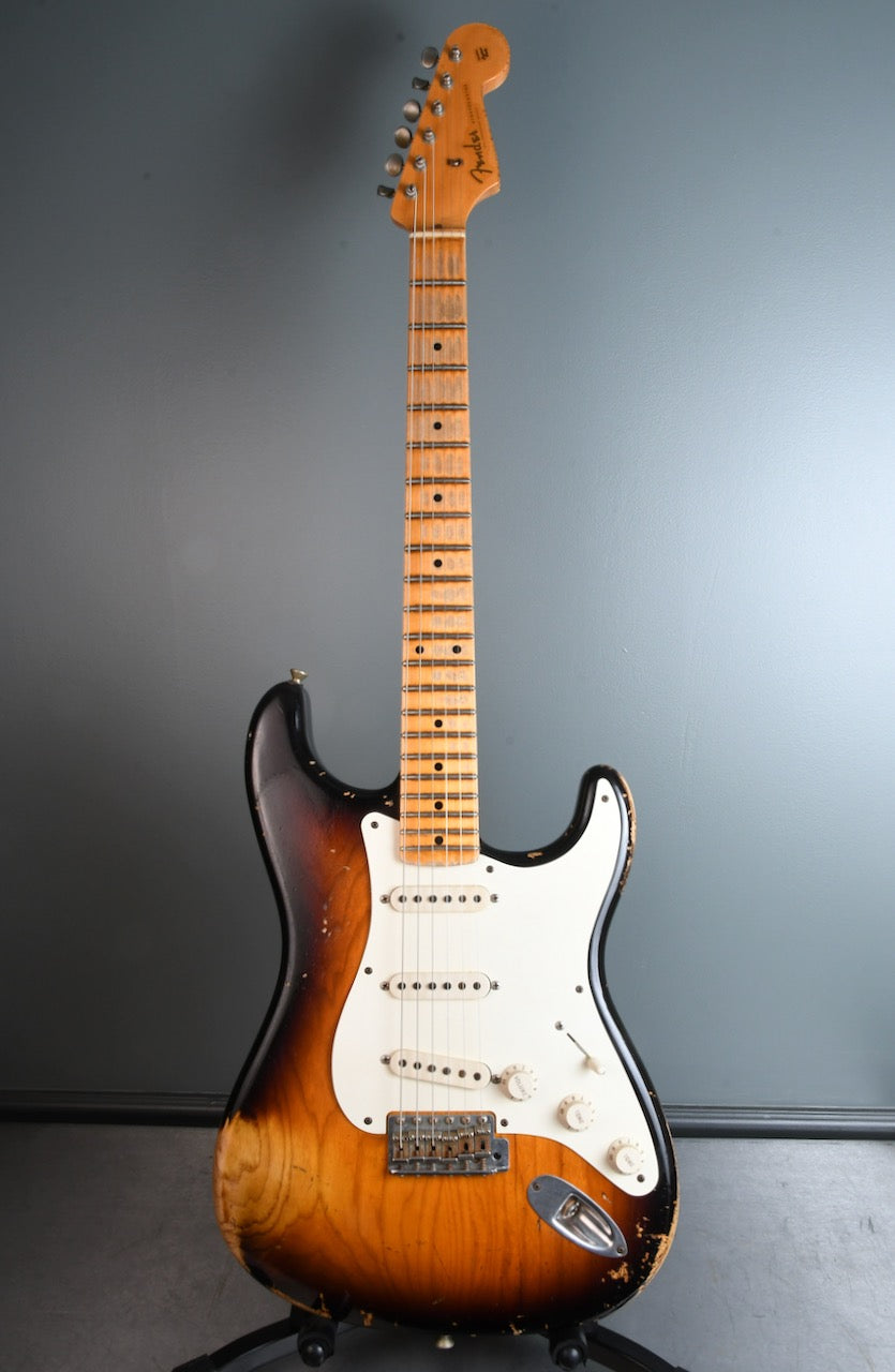 2009 Fender Custom Shop Heavy Relic 1957 Stratocaster 2 Tone Sunburst