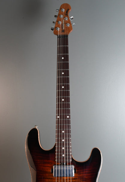 2020 Ernie Ball Music Man Sabre Bougie Burst