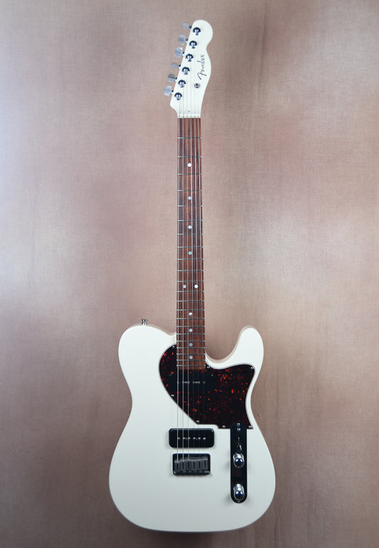 1998 Fender Custom Shop Tele Jr. rare White with Tortoise guard