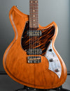 Novo Guitars Serus T90 Amber, German carve, rare Firestripe Pickguard, Lollar Gold Foils !