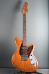 Novo Guitars Serus T90 Amber, German carve, rare Firestripe Pickguard, Lollar Gold Foils !