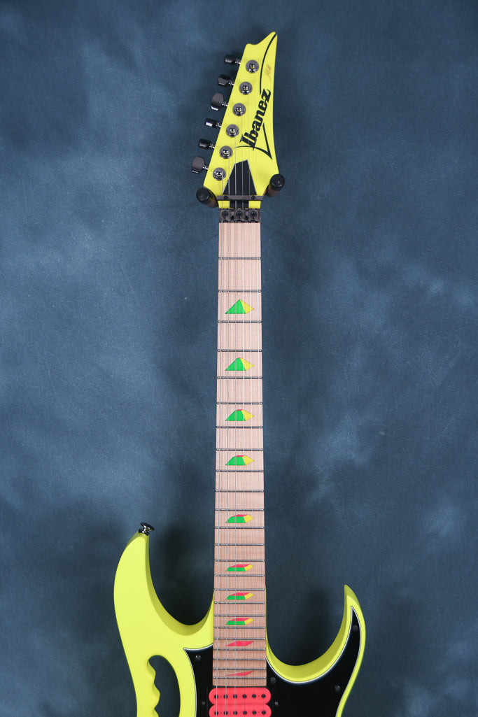 2017 Ibanez Steve Vai JEM777 30th Anniversary Desert Sun Yellow OHSC