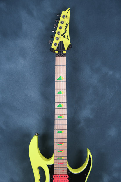 2017 Ibanez Steve Vai JEM777 30th Anniversary Desert Sun Yellow OHSC
