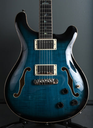 2020 PRS SE Hollowbody II Piezo Peacock Blue Burst