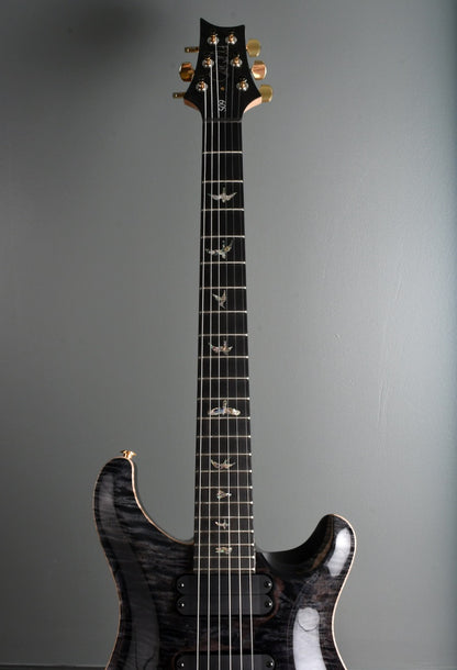 2020 Experience PRS 509 Grey Black 10 Top & Flamed Maple Neck/Ebony Board