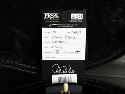 2020 PRS Hollowbody I 12 String Black