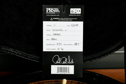 2020 PRS Hollowbody II Piezo Yellow Tiger