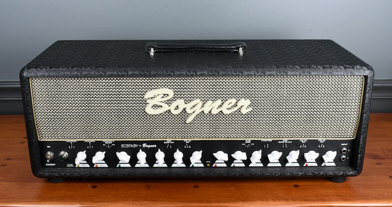 2019 Bogner Ecstasy 101B EL34 120 Watt Head Black Tolex
