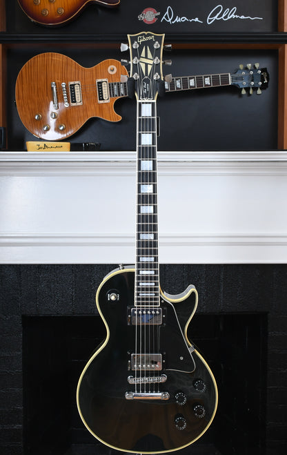 1984 Gibson Les Paul Custom Ebony - Special Order Chrome Hardware