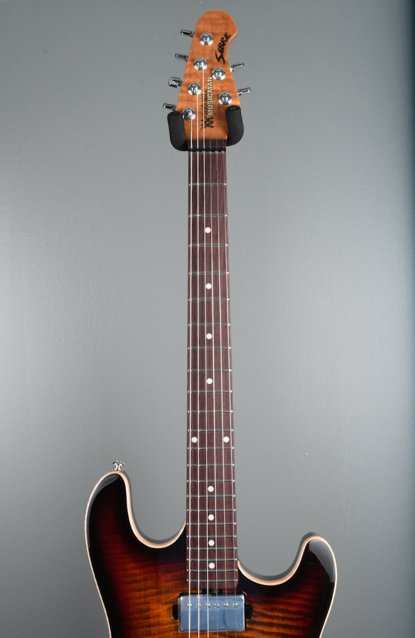 2020 Ernie Ball Music Man Sabre Bougie Burst