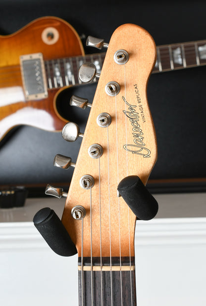 Danocaster Single Cut Faded Lake Placid Blue