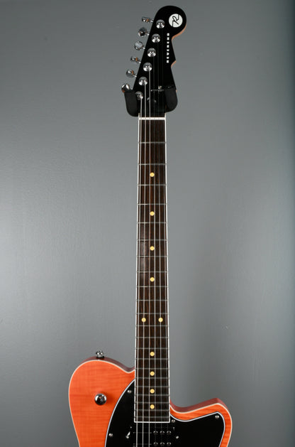2020 Reverend Reeves Gabrels Signature Satin Orange Flame Maple