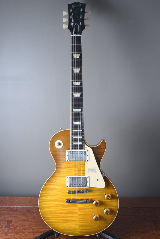 2019 Gibson 60th Anniversary Les Paul 1959 R9 Reissue Green Lemon Fade OHSC