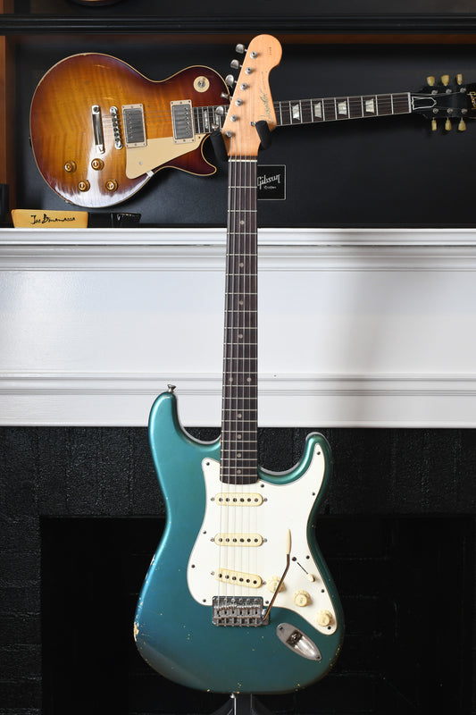 2022 Danocaster Double Cut Lake Placid Blue