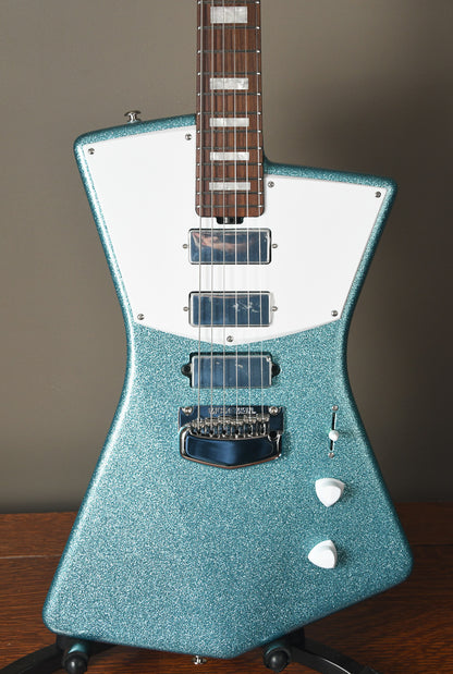 2019 Ernie Ball Music Man BFR St. Vincent Turquoise Crush Ball Family Reserve