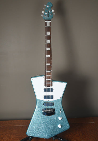 2019 Ernie Ball Music Man BFR St. Vincent Turquoise Crush Ball Family Reserve