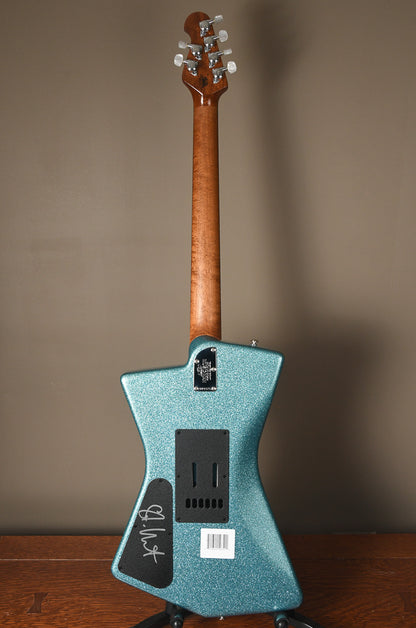 2019 Ernie Ball Music Man BFR St. Vincent Turquoise Crush Ball Family Reserve