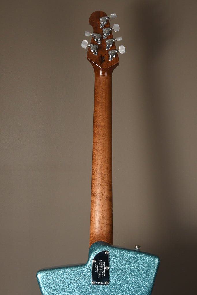 2019 Ernie Ball Music Man BFR St. Vincent Turquoise Crush Ball Family Reserve