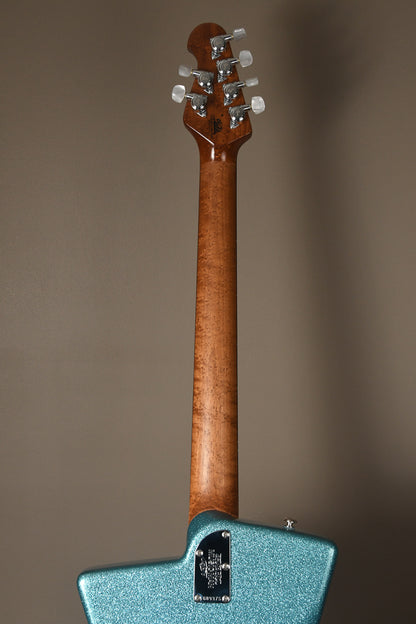 2019 Ernie Ball Music Man BFR St. Vincent Turquoise Crush Ball Family Reserve