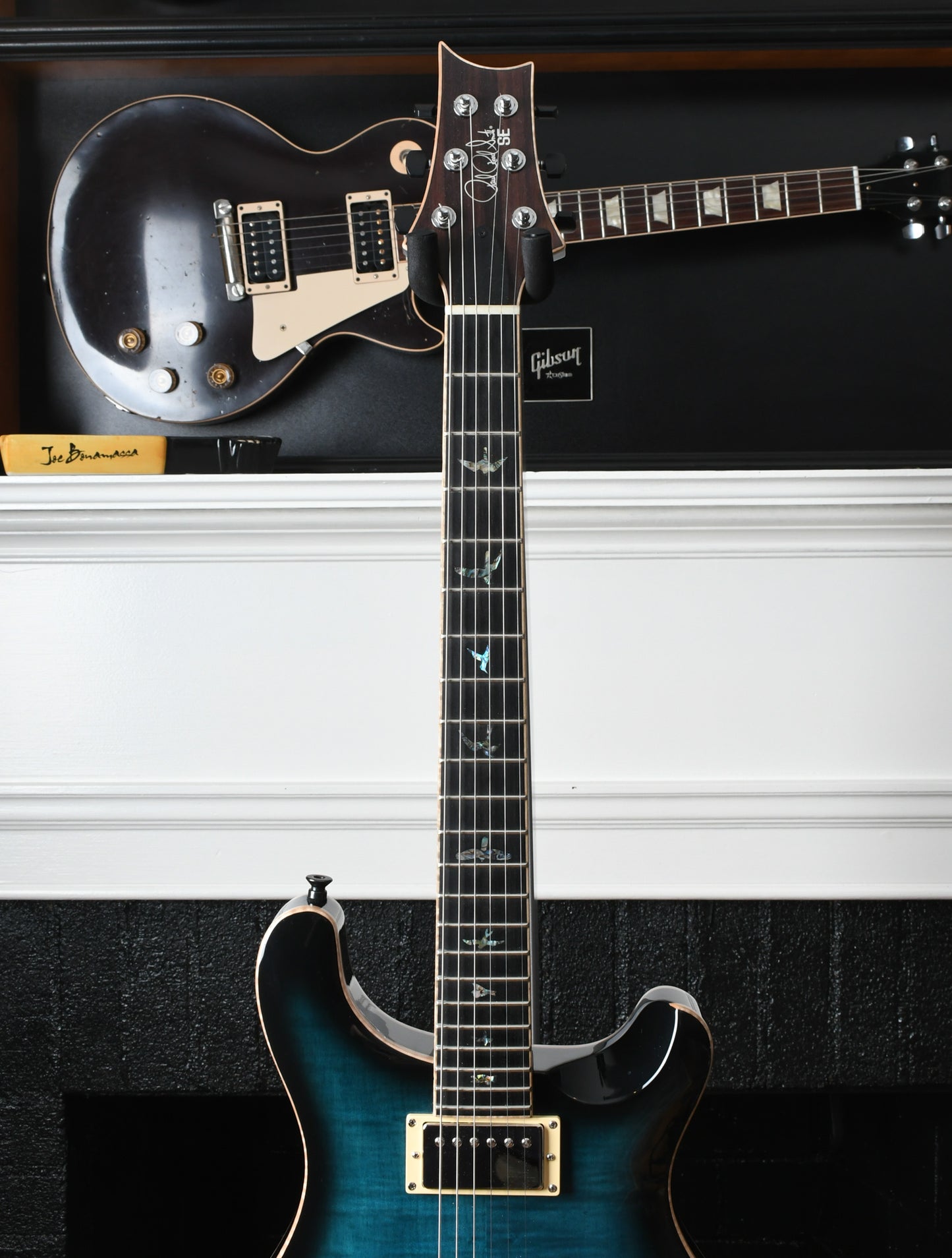 2021 Paul Reed Smith PRS SE Hollowbody II Piezo Peacock Blue Burst