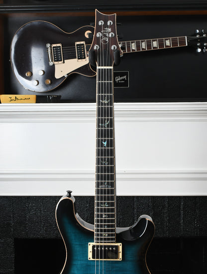 2021 Paul Reed Smith PRS SE Hollowbody II Piezo Peacock Blue Burst