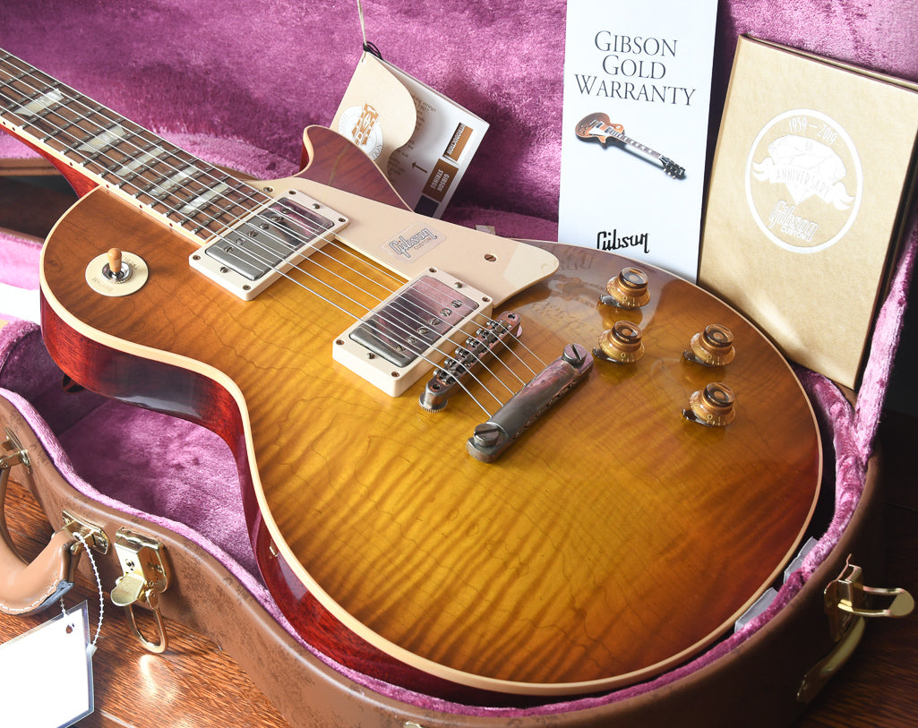 2019 Gibson 60th Anniversary Les Paul 1959 R9 Reissue Royal Teaburst OHSC