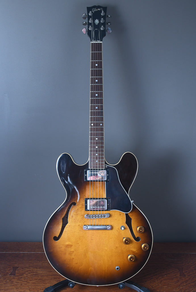 1988 Gibson ES-335 Tobacco Sunburst Shaw Buckers