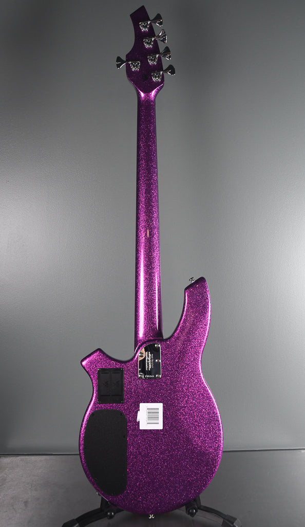 2019 Ernie Ball Music Man Bongo 5 Fuschia Sparkle