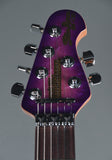 2019 Ernie Ball Music Man SM-Y2D Steve Morse Purple Sunset Quilt w / Matching Headstock