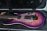 2019 Ernie Ball Music Man SM-Y2D Steve Morse Purple Sunset Quilt w / Matching Headstock