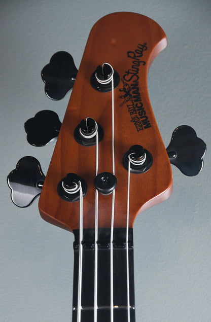 2019 Ernie Ball Music Man Sting Ray Special 4 String Charcoal Sparkle