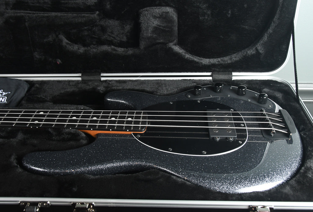 2019 Ernie Ball Music Man Sting Ray Special 4 String Charcoal Sparkle