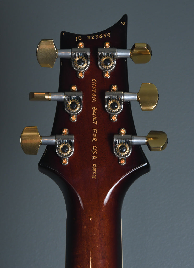 2015 PRS McCarty Wood Library 10 Top Boyd Burst Brazilian OHSC