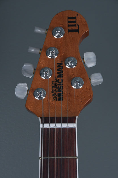 2018 Ernie Ball Music Man Luke III BFR Steve Lukather Signature Hazel Burst