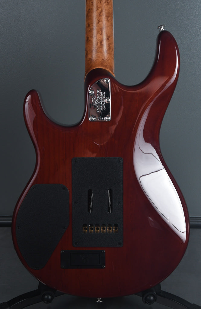 2018 Ernie Ball Music Man Luke III BFR Steve Lukather Signature Hazel Burst