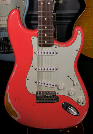 Nash Stratocaster S-63 Fiesta Red Lollar Pickups