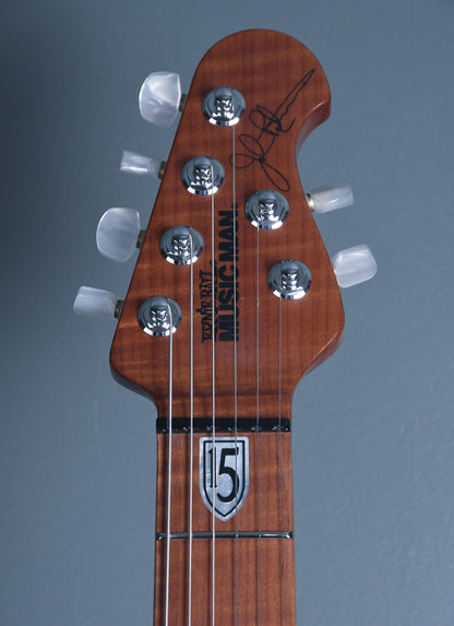 2019 Ernie Ball Music Man BFR John Petrucci JP15 Teal Quilt Ball Family Reserve!