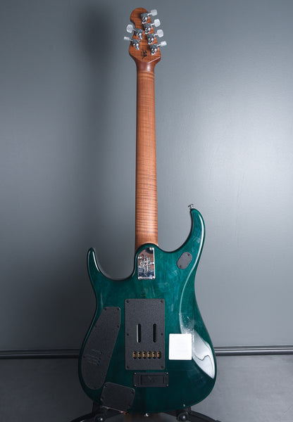 2019 Ernie Ball Music Man BFR John Petrucci JP15 Teal Quilt Ball Family Reserve!