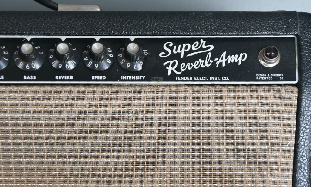 1964 Fender Super Reverb Black Tolex