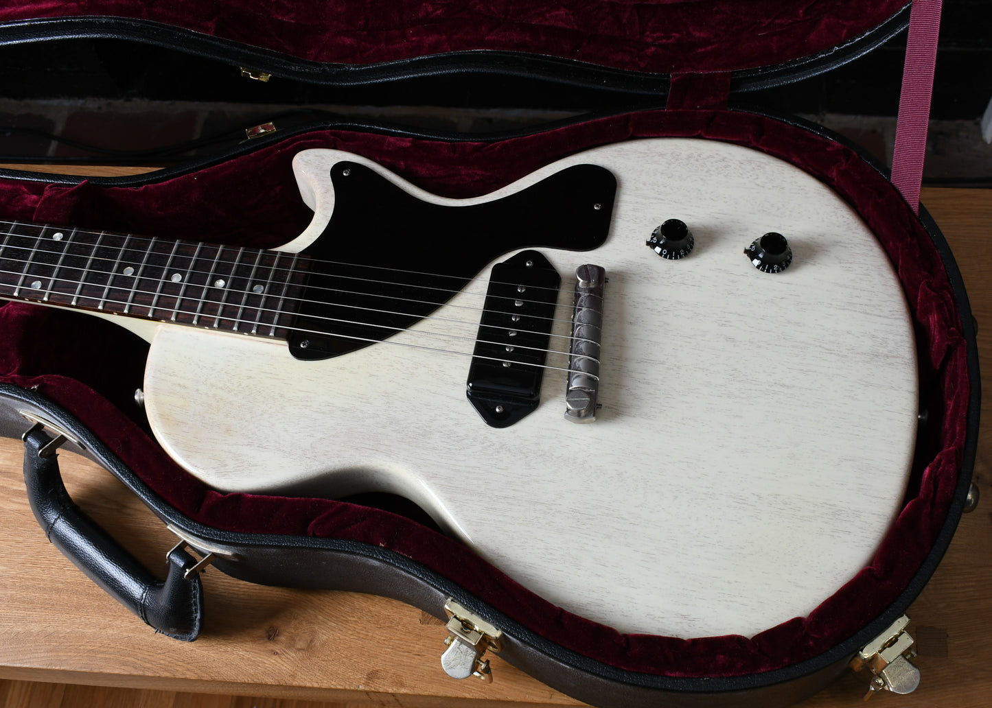 2011 Gibson '57 Les Paul Jr TV White Steve Miller Owned