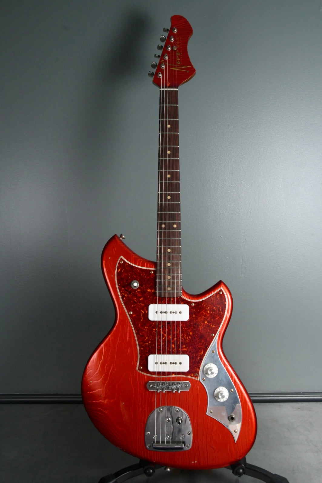 2019 Novo Guitars Serus J Candy Apple Red Fralin P-90