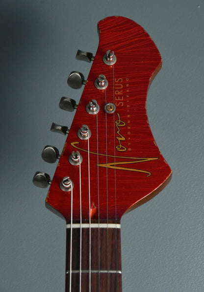 2019 Novo Guitars Serus J Candy Apple Red Fralin P-90