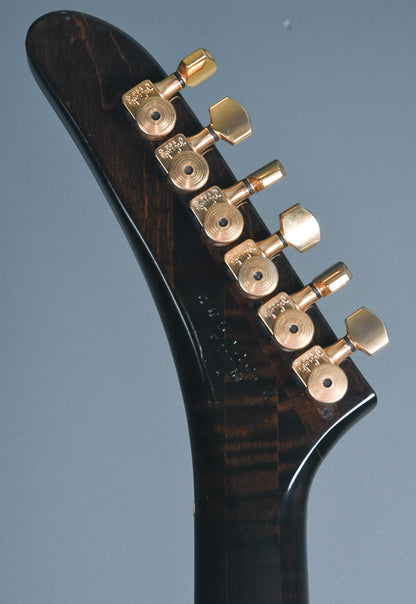 1982 Gibson Explorer E2 Tobacco Sunburst Flame Top